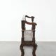 Banc de hall anglais antique du début du 19e siècle en chêne