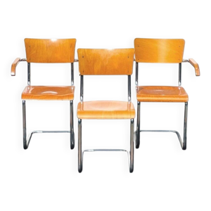 3 chaises Vintage  bauhaus