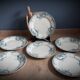 Lot of 6 plates Boch Dauphin