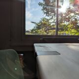 Minimalist dining table