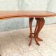 Brutalist table in solid oak