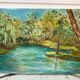 Painting, oil on canvas signed