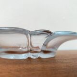 Vintage Danish glass bowl by Holmegaard, 1970s.