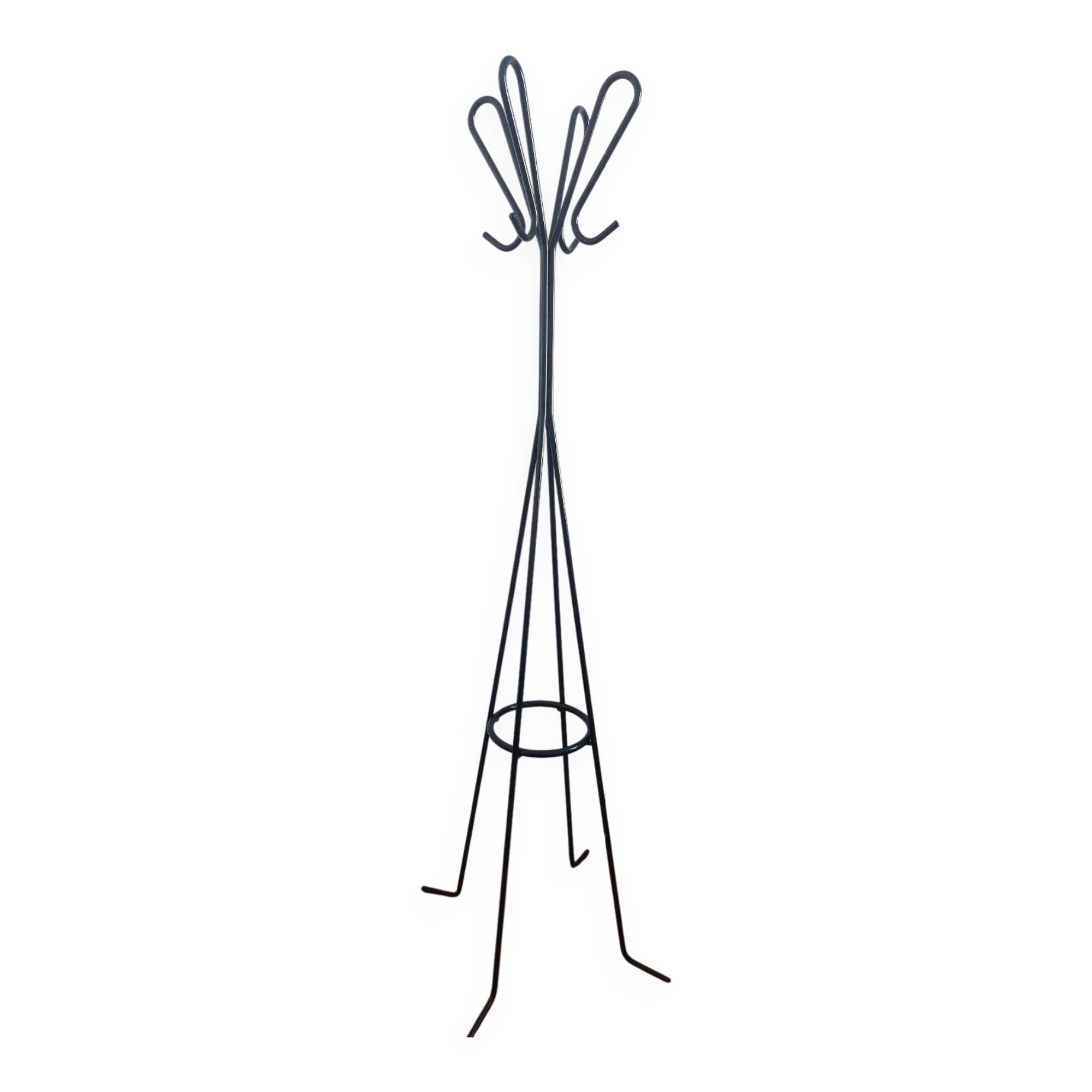 Vintage metal coat rack