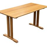 Vintage oak shaker dining table minimalist design 70's