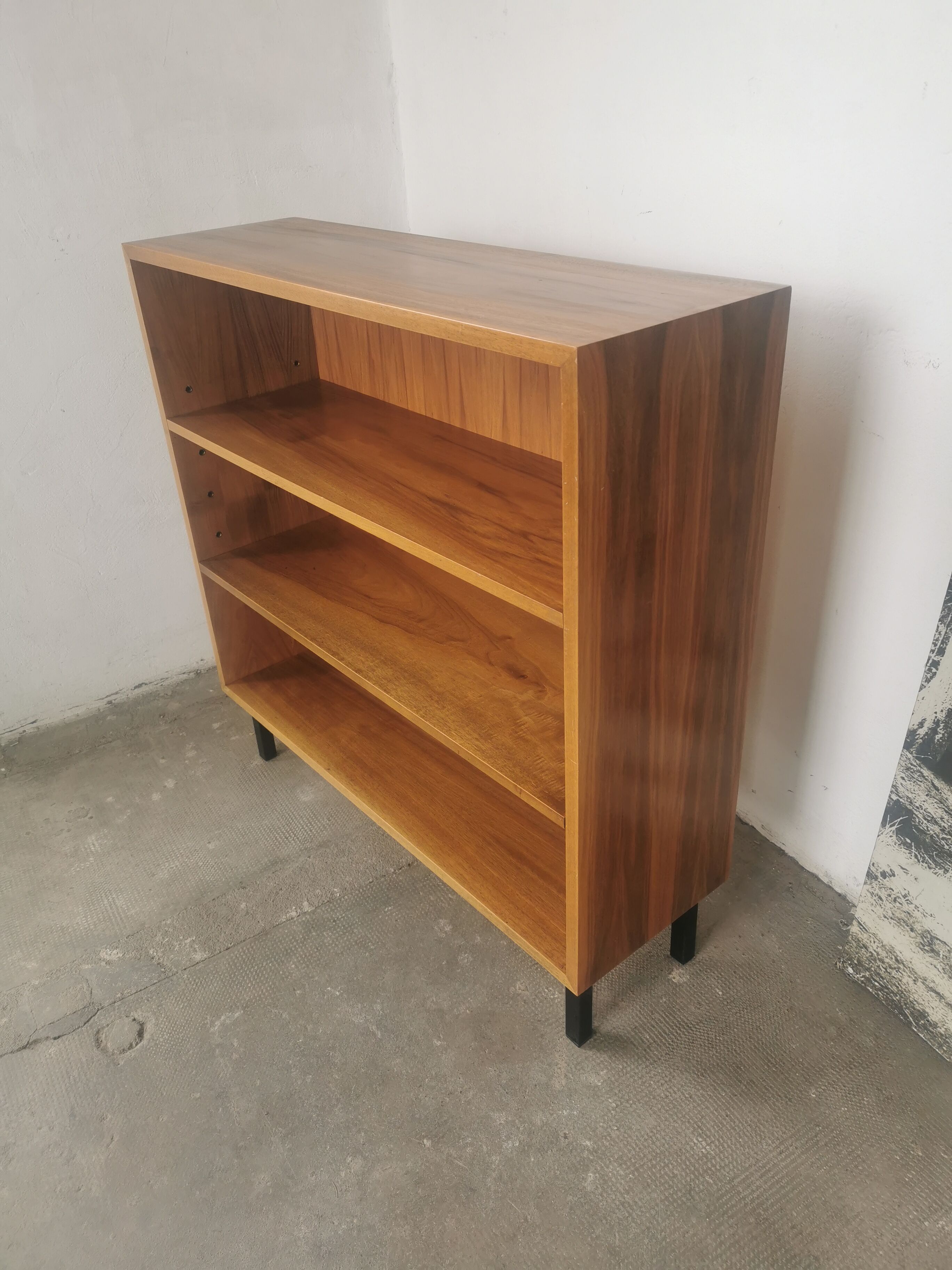 Vintage shelving walnut veneer