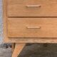 Commode  pieds compas bois brut 1950