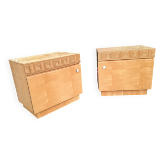 Paire de meubles vintage