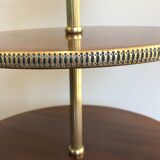 Round table of neoclassical style with triple plateaux 1940