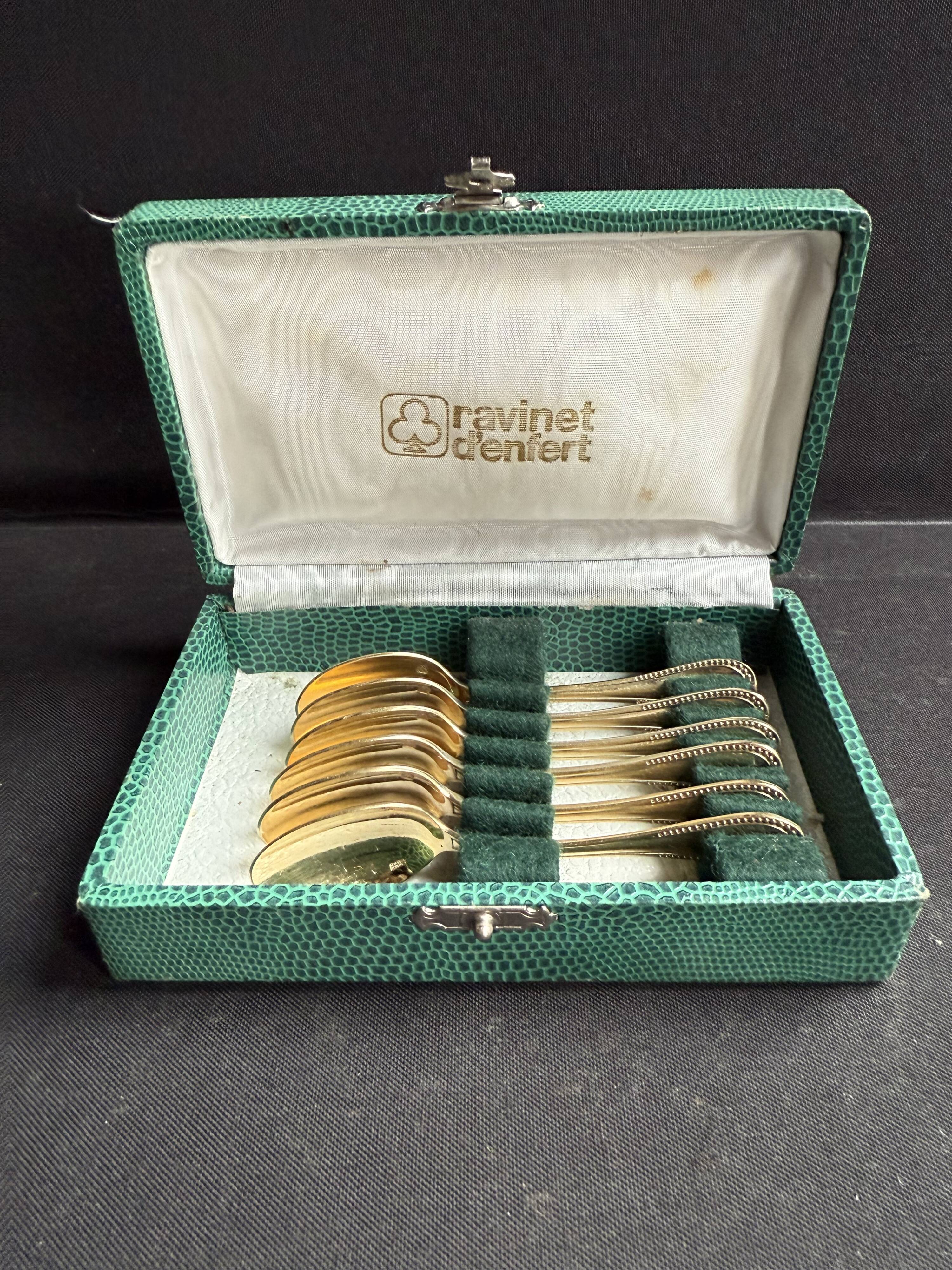 6 Golden Mocha Spoons – Ravinet d'Enfer