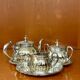 WMF tea set, silver-plated metal, 4 pieces