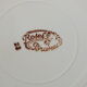 10 vintage flat plates - Brown Roses