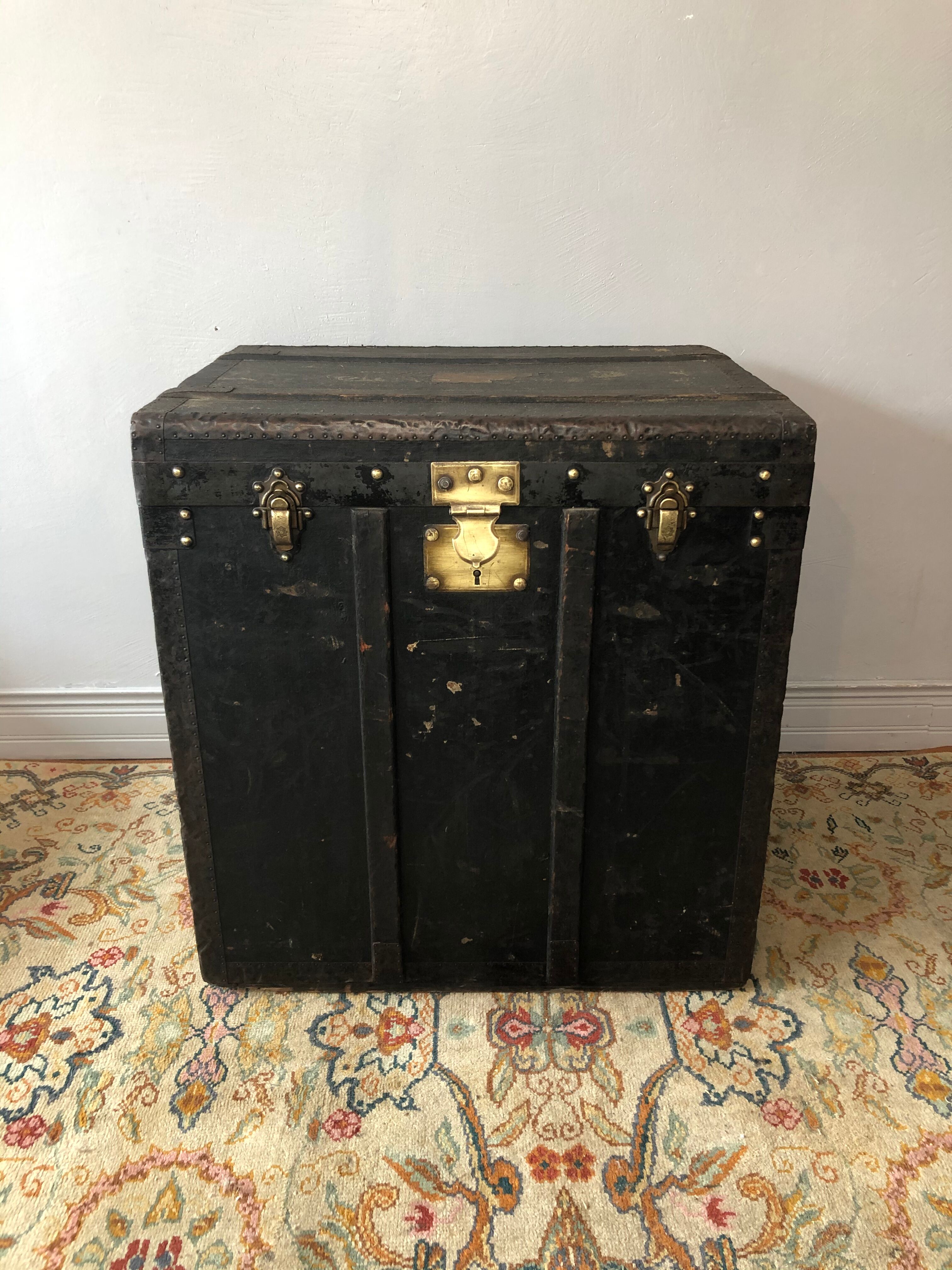 Ancient travel trunk