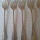 6 silver-plated oyster forks by Alfénide