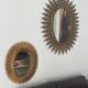 Mirror Sun wrought iron of the 50s Italian