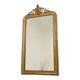 Miroir doré français Louis Philippe antique, fin du 19e siècle