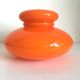 Lampshade for suspension, 60's vintage vintage orange opaline chandelier
