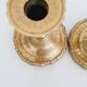 Pair of 19th century gilt bronze candlesticks - Château de Compiègne