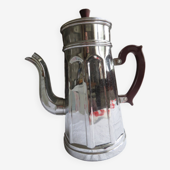 Chrome copper coffee maker