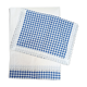Baby adornment sheet + blue vichy pillowcase