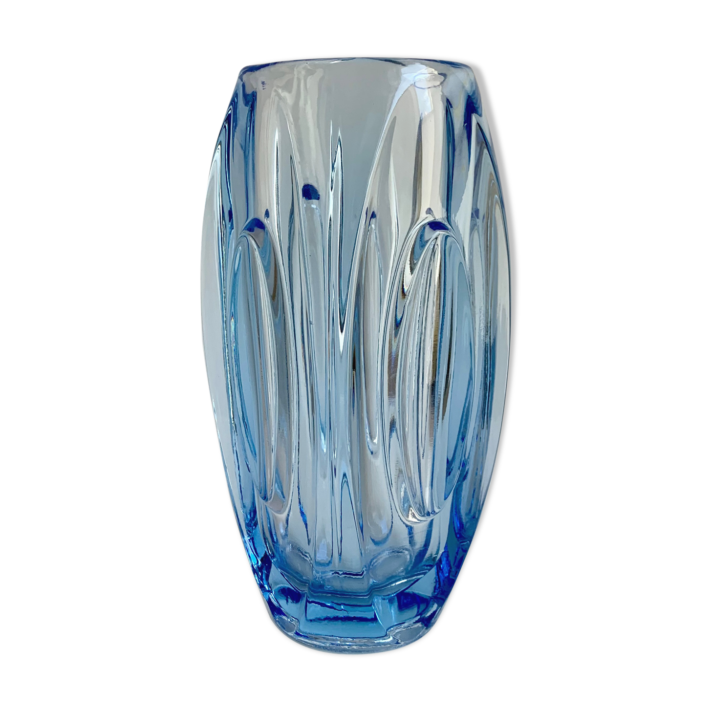 Vase by R. Schrötter for Sklo Union, Czechoslovakia, 1960s