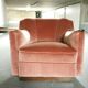 Armchair club art deco 30/40 years with tablet system