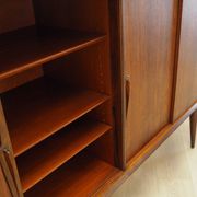 Rosewood highboard, Danish design, 1970s, manufacturer: Omann Jun
