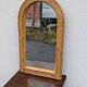Vintage bamboo rattan mirror 1960 Italy