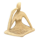 Sculpture abstraite en résine, années 70