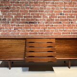 Rosewood sideboard signed Henry Rosengren Hansen for Dyrlund, 1960s