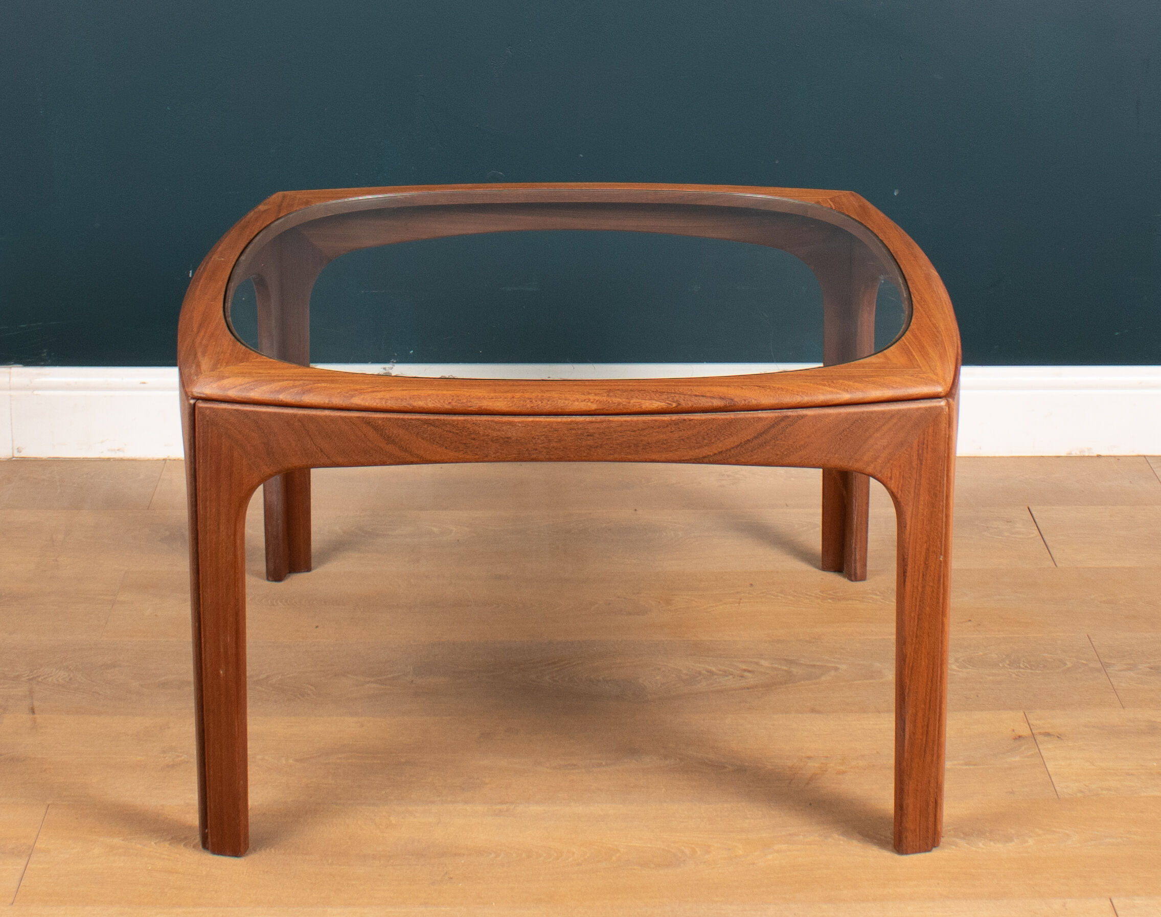 Retro Teak 1960s G Plan Fresco Teak & Glass Coffee Table