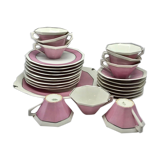 Coffee service and art deco cake