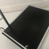 20th century chrome metal rolling serving table