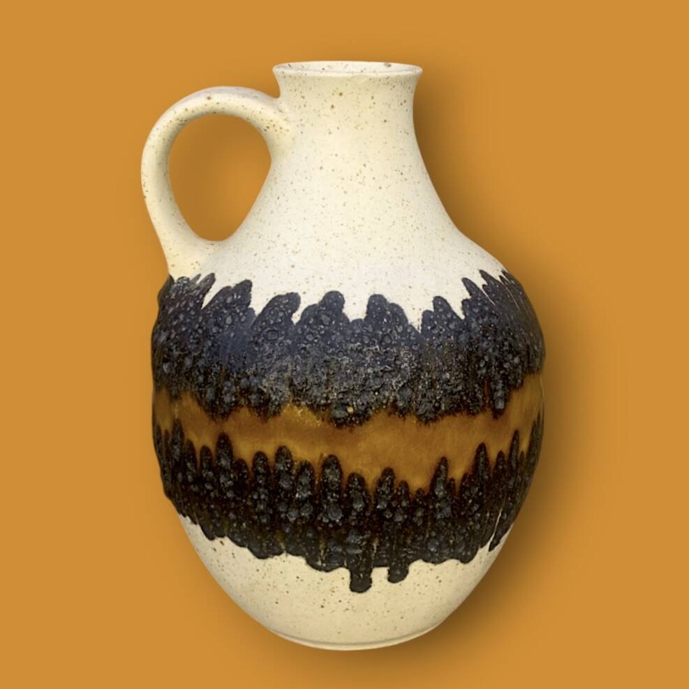 Antique Bay Keramik West Germany 71_25 vase – Fat Lava – 1970s