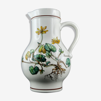 Pichet broc botanica faïence villeroy & boch