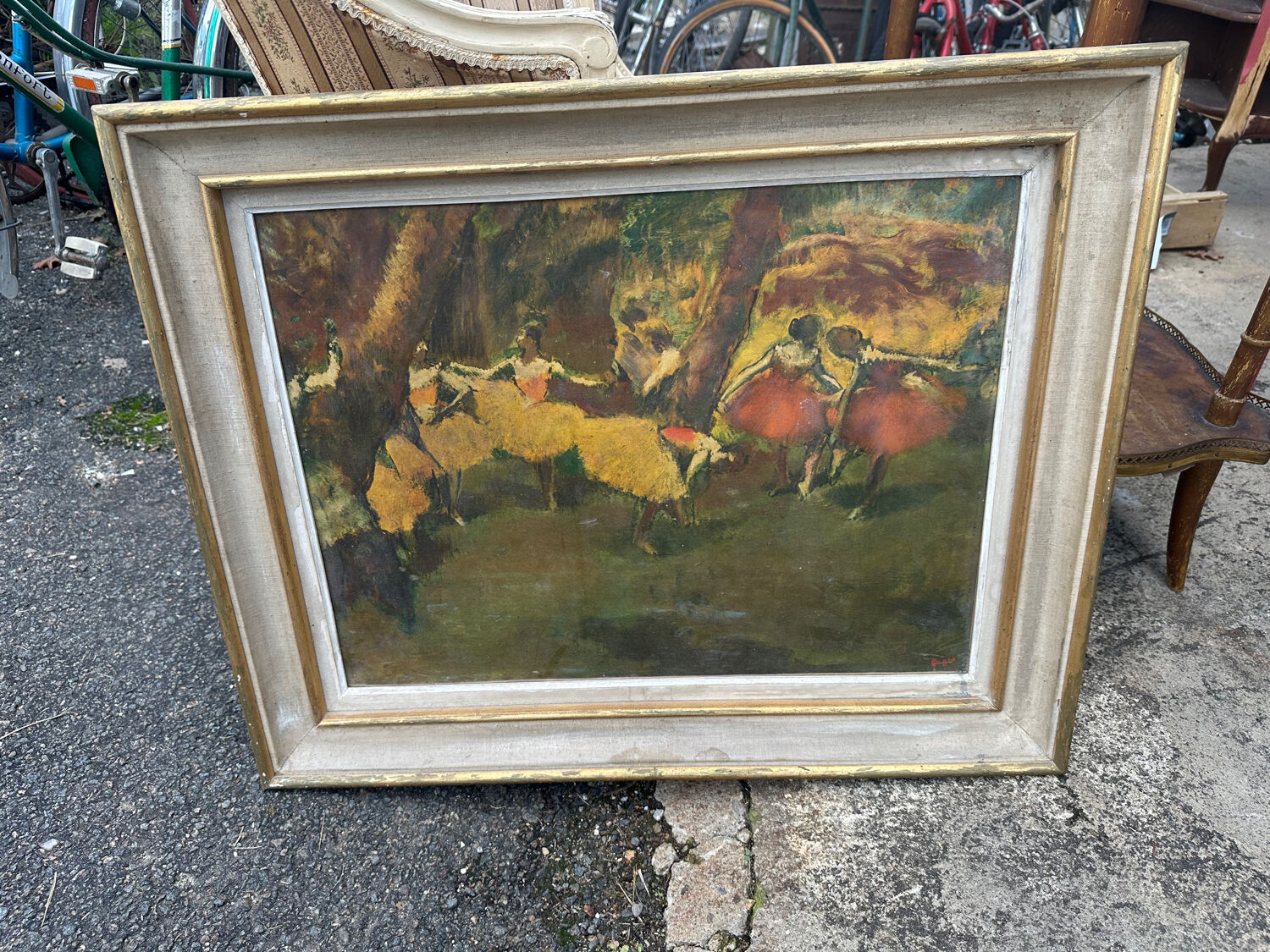 Oil on canvas dancers