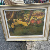 Oil on canvas dancers