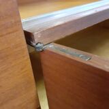 Seventies buffet scandinavian foot compass