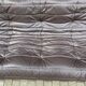 100% authentic Ligne Roset Togo 3-seater in chocolate brown original leather.