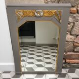 Art deco trumeau mirror - 103x72cm