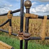 Vintage wrought iron screen