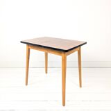 Bureau d’enfant vintage Mid-Century en bois table d’écolier rétro pour cham