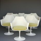 Chaises Tulip vintage de Knoll International, années 1960, lot de 8