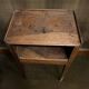 Petite table de chevet ancienne en bois – esprit vintage