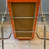 Vintage landau orange and chrome around 1970