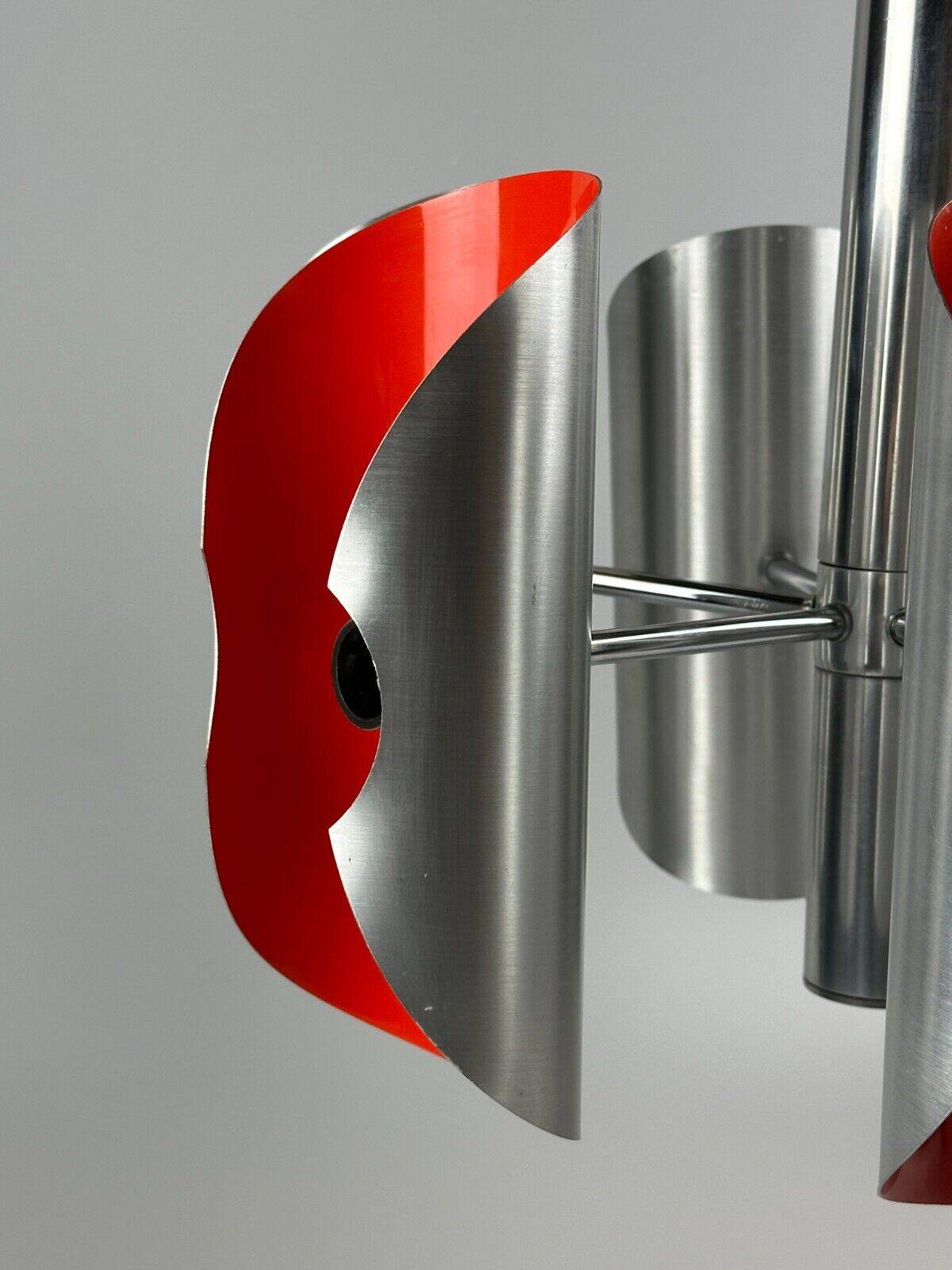 60s 70s 6-flame Sputnik candlestick metal chrome space age design