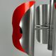 60s 70s 6-flame Sputnik candlestick metal chrome space age design