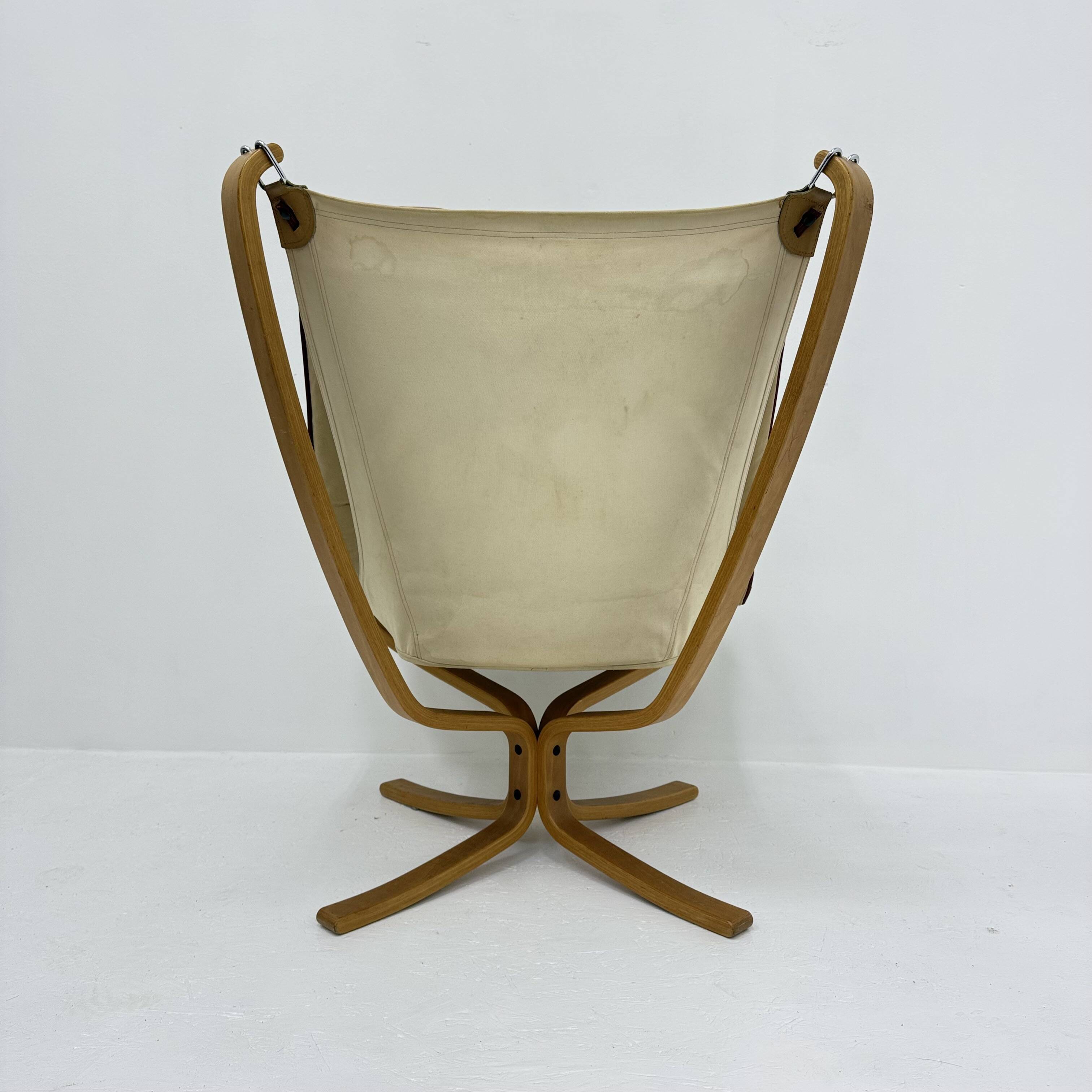 Falcon Leather Lounge Chair by Sigurd Ressel for Vatne Møbler, 1970s