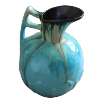 Flamed earthenware pitcher