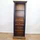 Renovated bookcase with 4 shelves and 2 drawers, France 1960